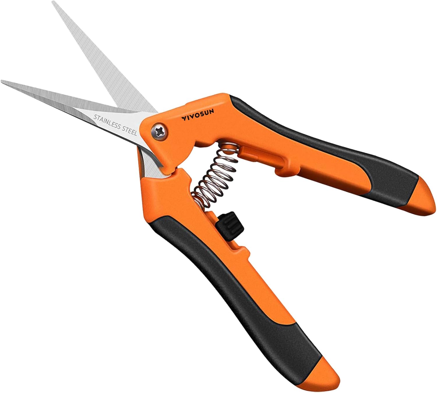 Thumbnail 6 de VIVOSUN 3-Pack 17 cm Gardening Scissors: Titanium-Coated Pruning Shears for Precise One-Hand Cuts