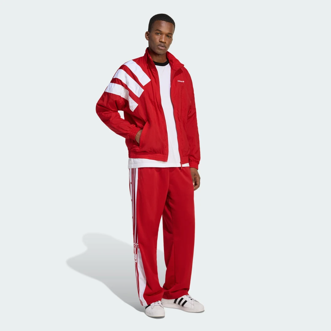 Thumbnail 2 de Chaqueta deportiva Archive Blocked de Adidas en rojo