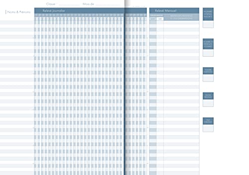 Thumbnail 2 de Clairefontaine 3039C Registre d'Appel Journalier pour Enseignants – A4, 32 Pages, Marges Détachables