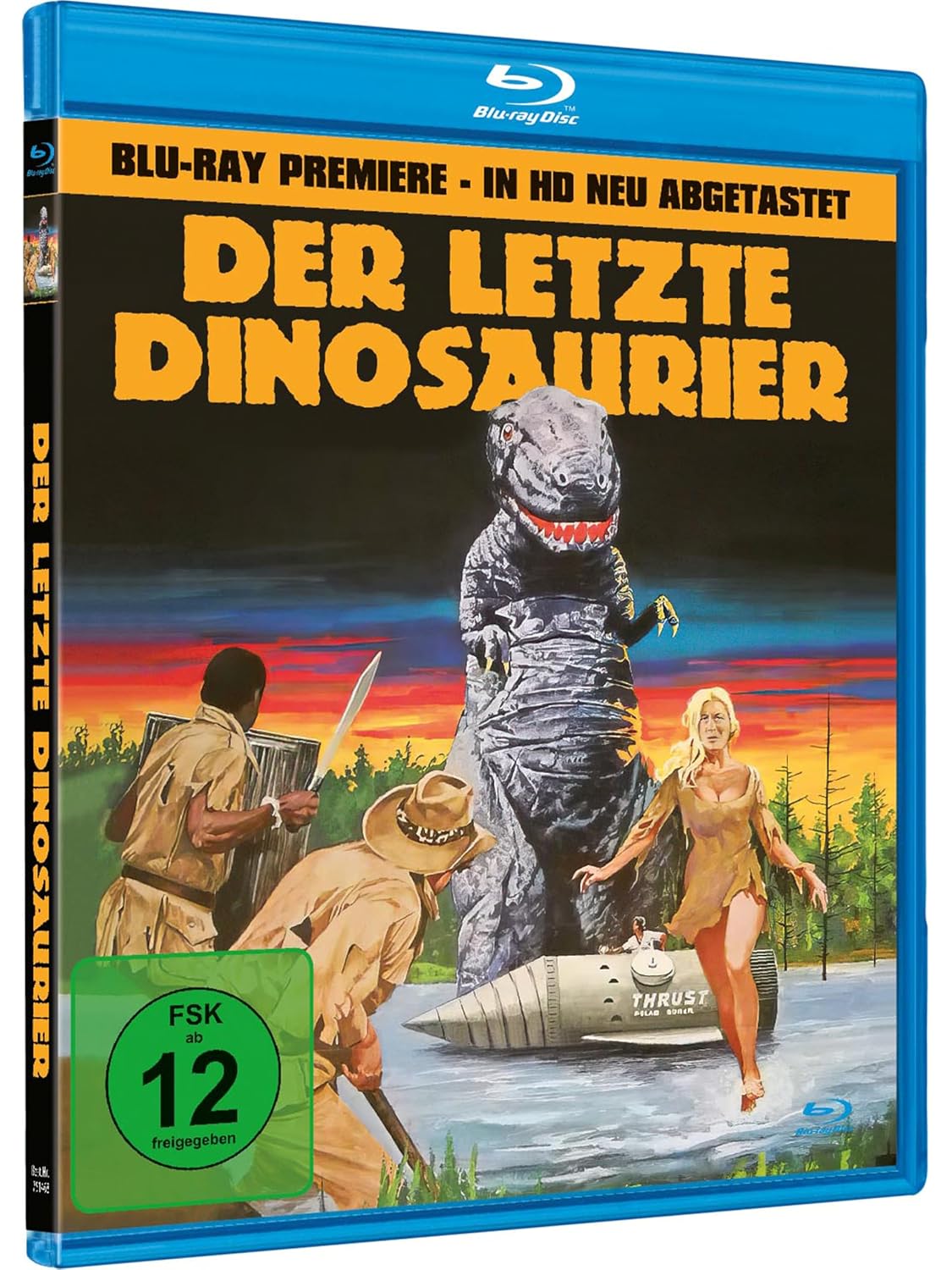 Detalle de WME Film Klassiker: Der letzte Dinosaurier – restaurierte Komplettfassung als Sammler-Edition mit Artwork & Wendecover