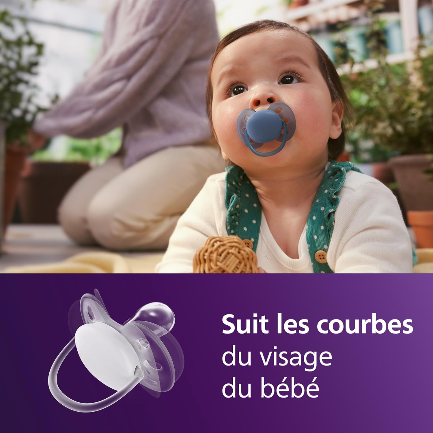 Thumbnail 1 de Philips Avent sucettes ultra-douces SCF091/53 (6 à 18 mois) lot de 4 avec tétines orthodontiques