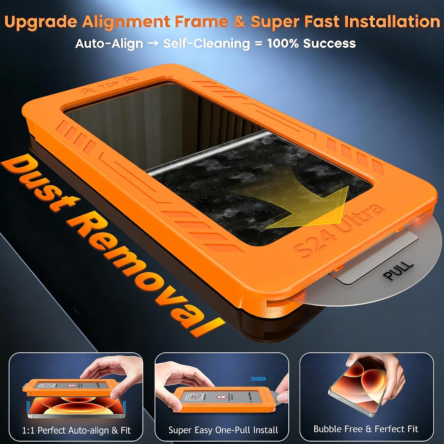 Detalle de Letosan Screen Protector for Samsung Galaxy S24 Ultra