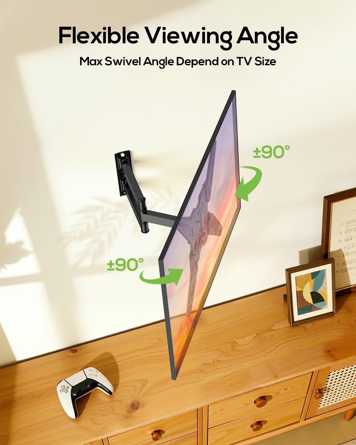 Thumbnail 4 de USX MOUNT TV Wall Bracket XMM919 for 26–60 Inch TVs — Full Motion, Up to 35kg, VESA 400x400