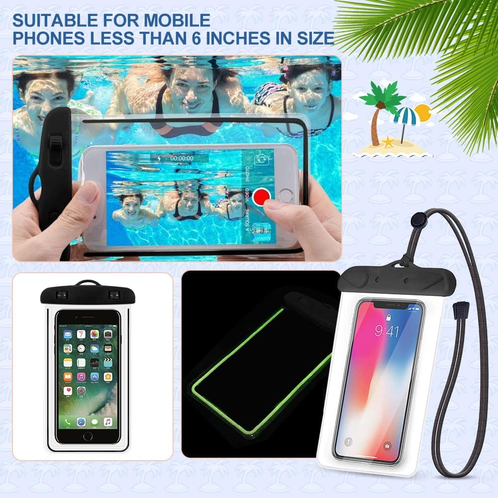 Detalle de HALOVIE 2 Pack Inflatable Pool Floats Hammock 4-in-1 Multi-Purpose with Air Pump and 2 Waterproof Phone Pockets