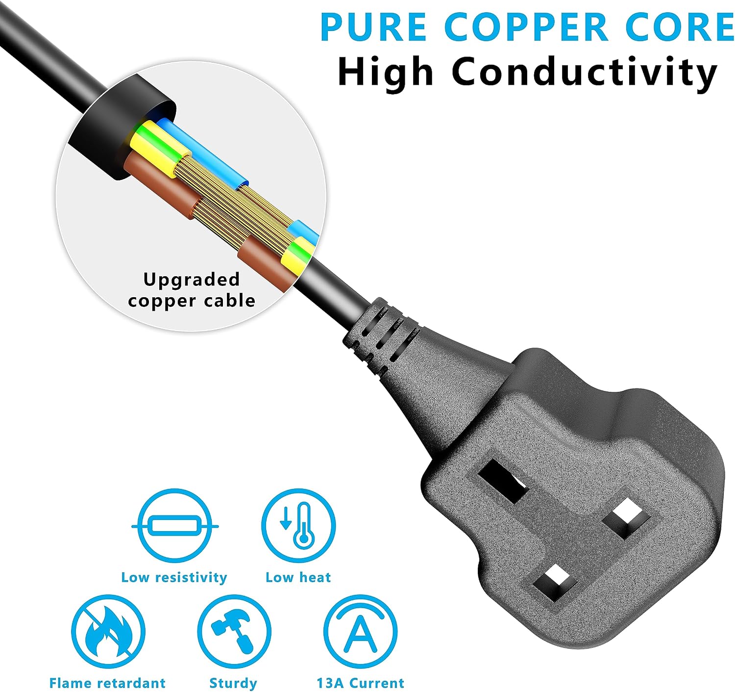 Thumbnail 4 de Outdoor Extension Lead 10m 13A heavy duty