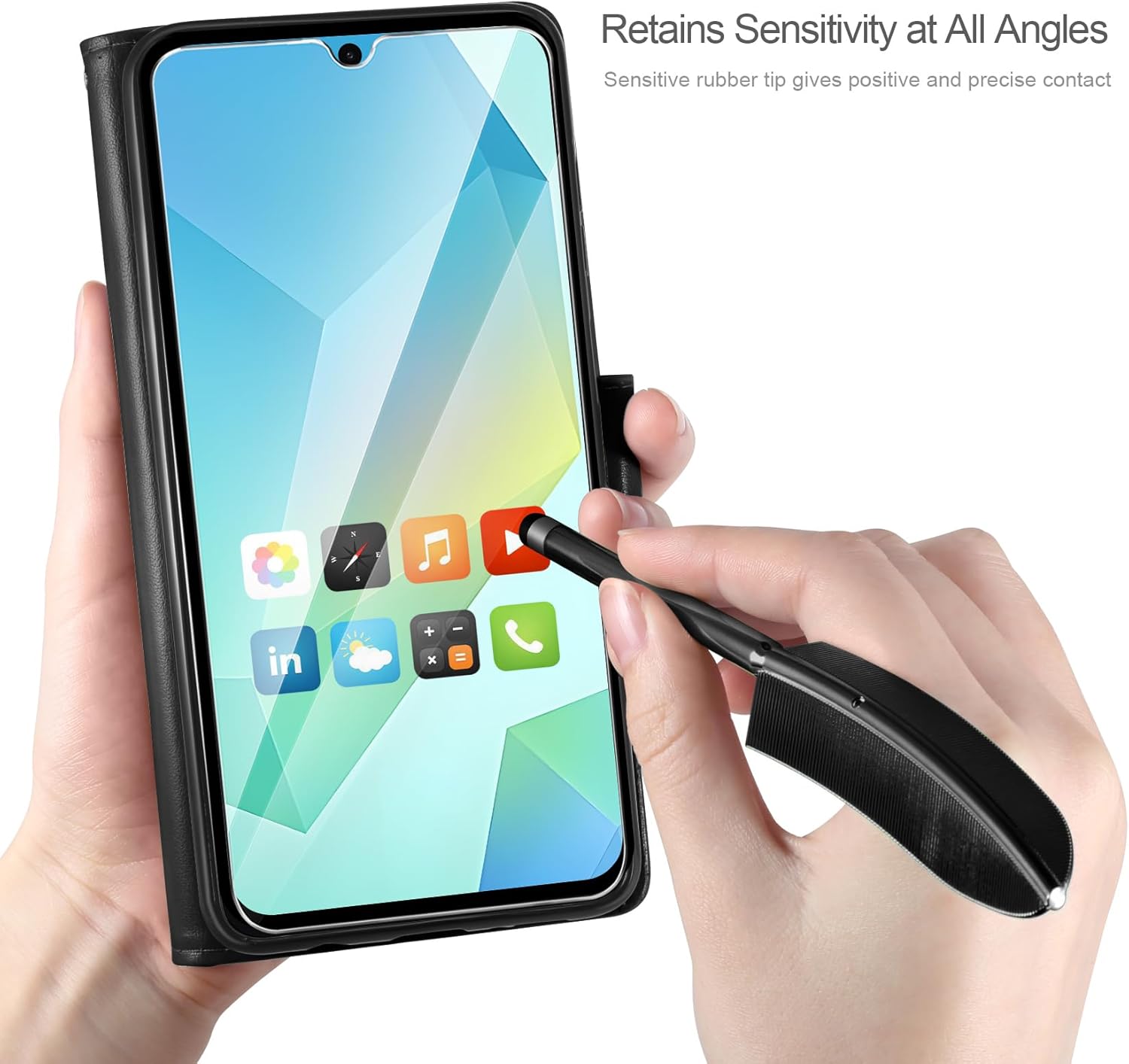 Thumbnail 4 de AROYI Wallet Case for Samsung Galaxy A16 5G/4G — PU Leather, Card Slots & Stand