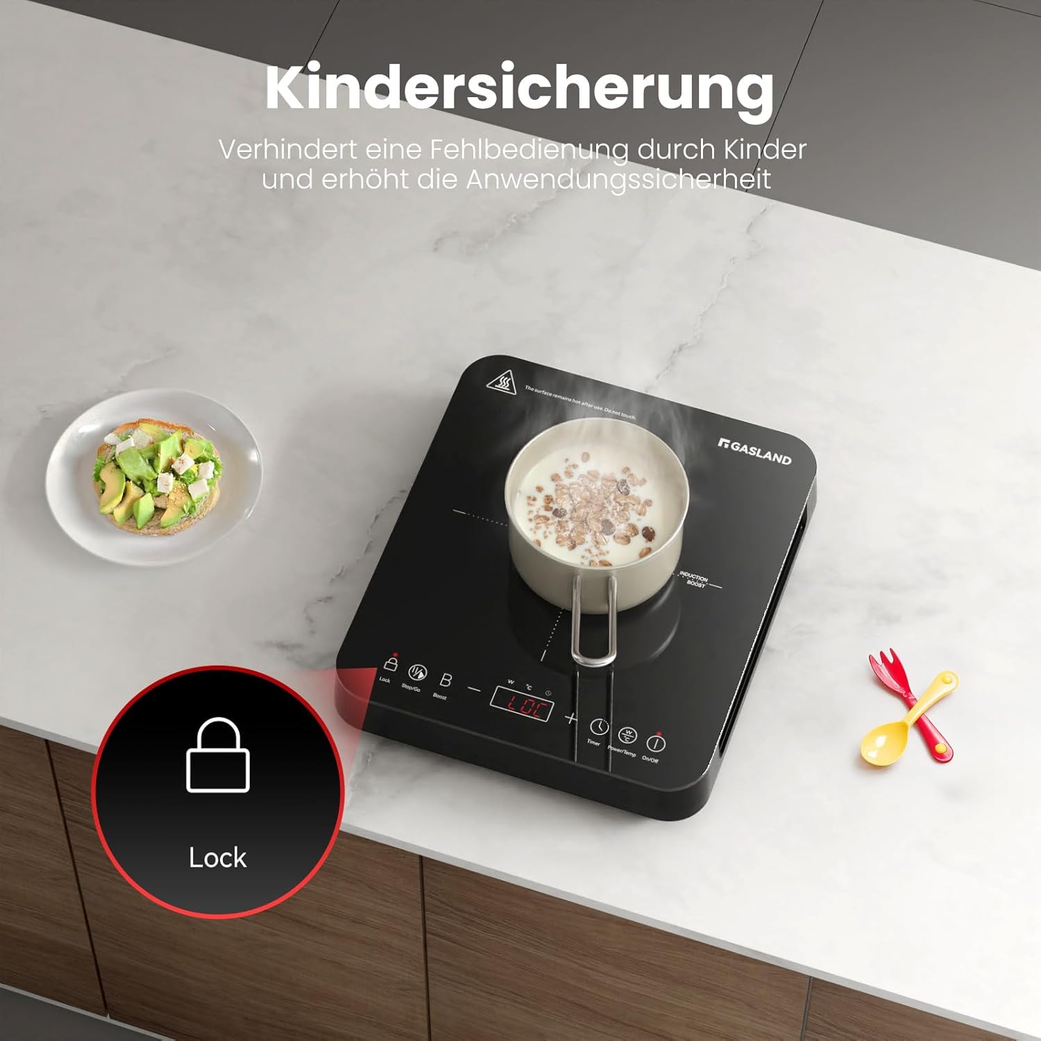 Thumbnail 6 de GASLAND IH271BTA placa inducción 27 cm 2000W