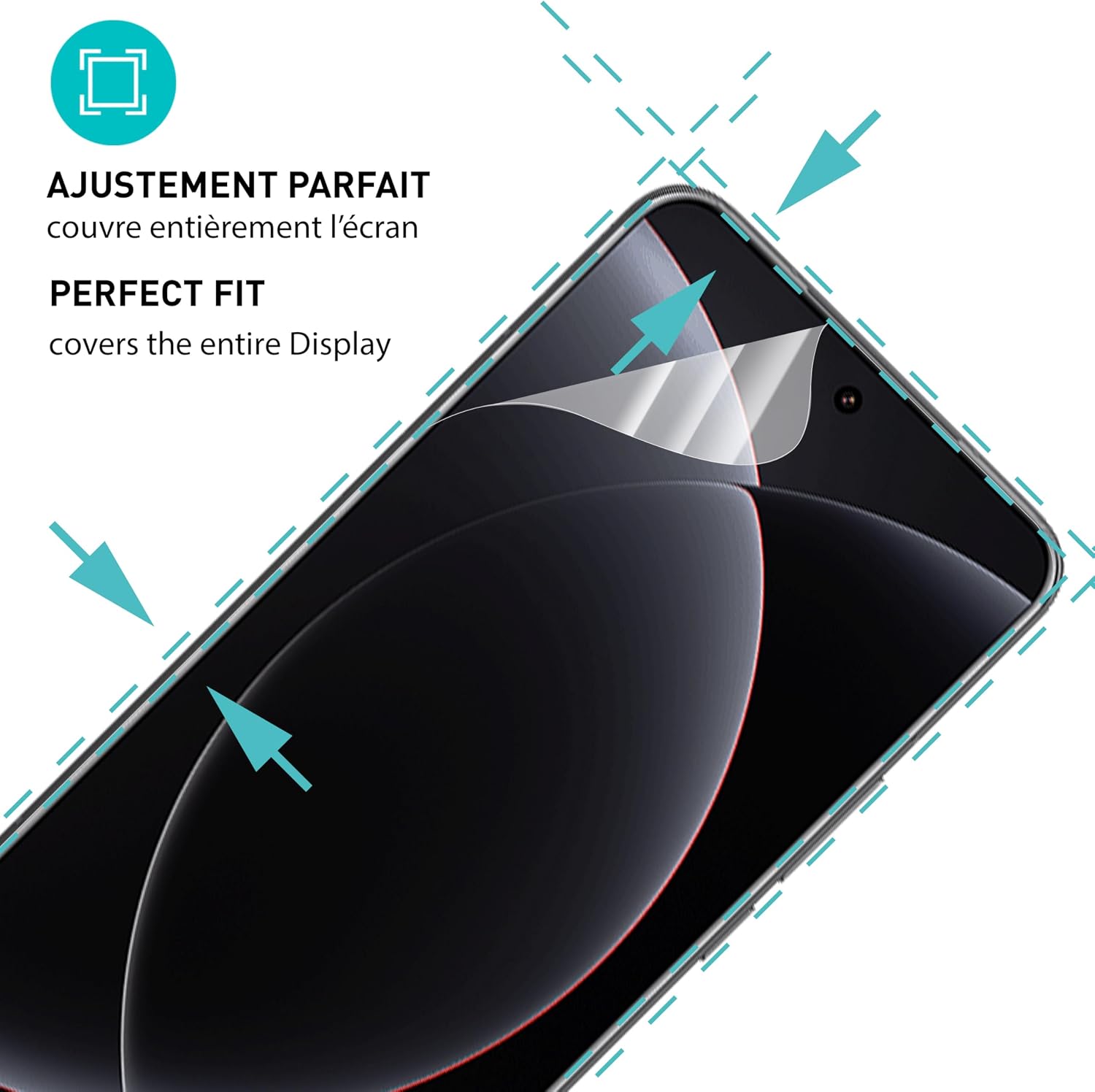Detalle 2 de smartect Protecteur d'écran Xiaomi 15 Ultra 5G