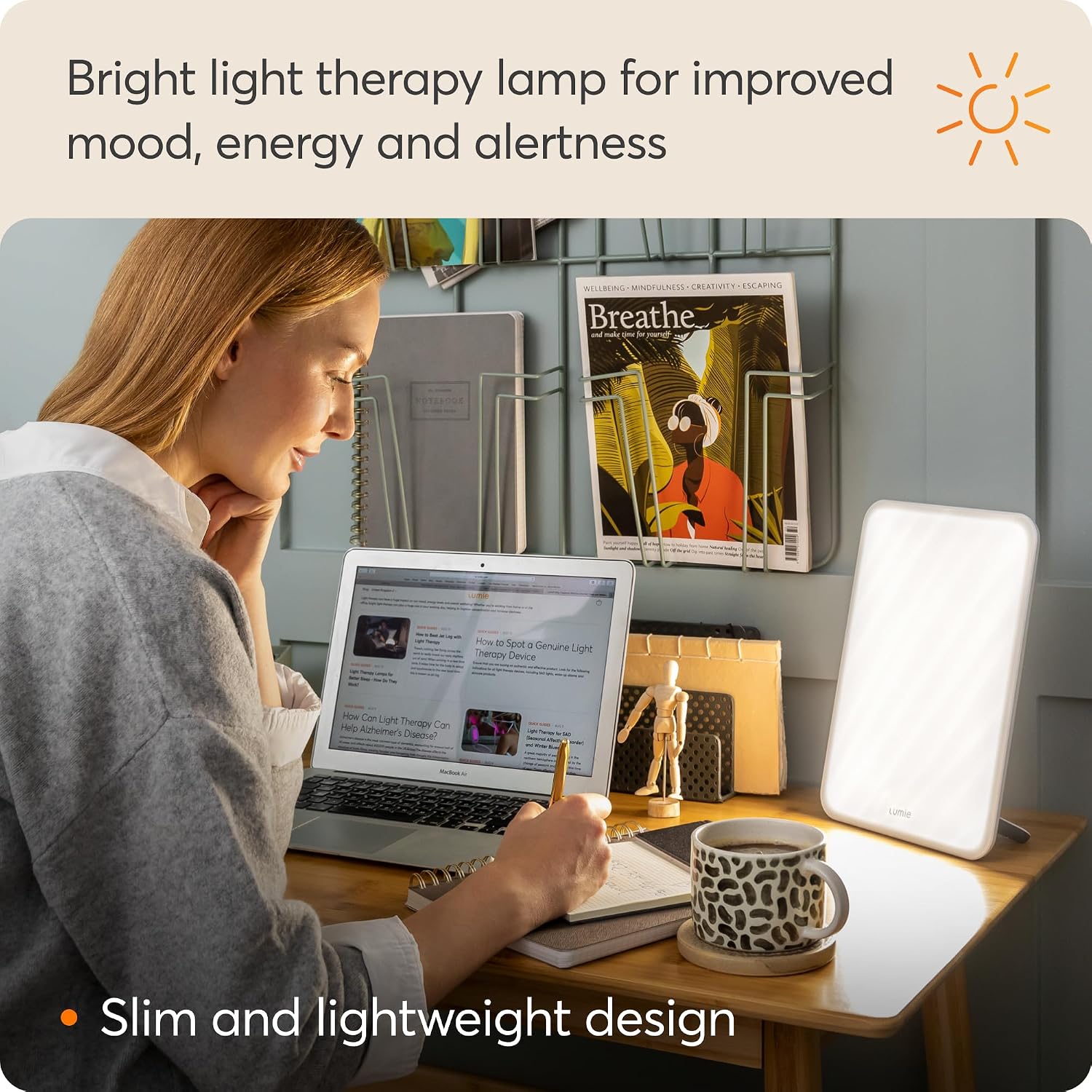 Detalle 2 de Lumie Vitamin L Slim SAD light box