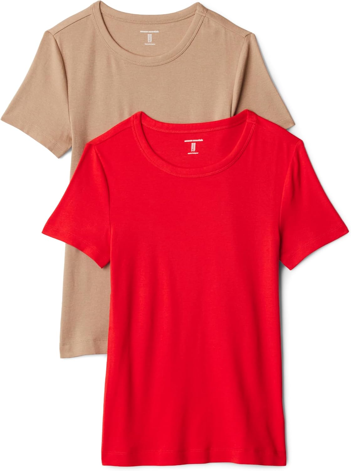 Thumbnail 6 de Amazon Essentials Women’s Slim-Fit Short-Sleeve Crewneck T-Shirt (Pack of 2)