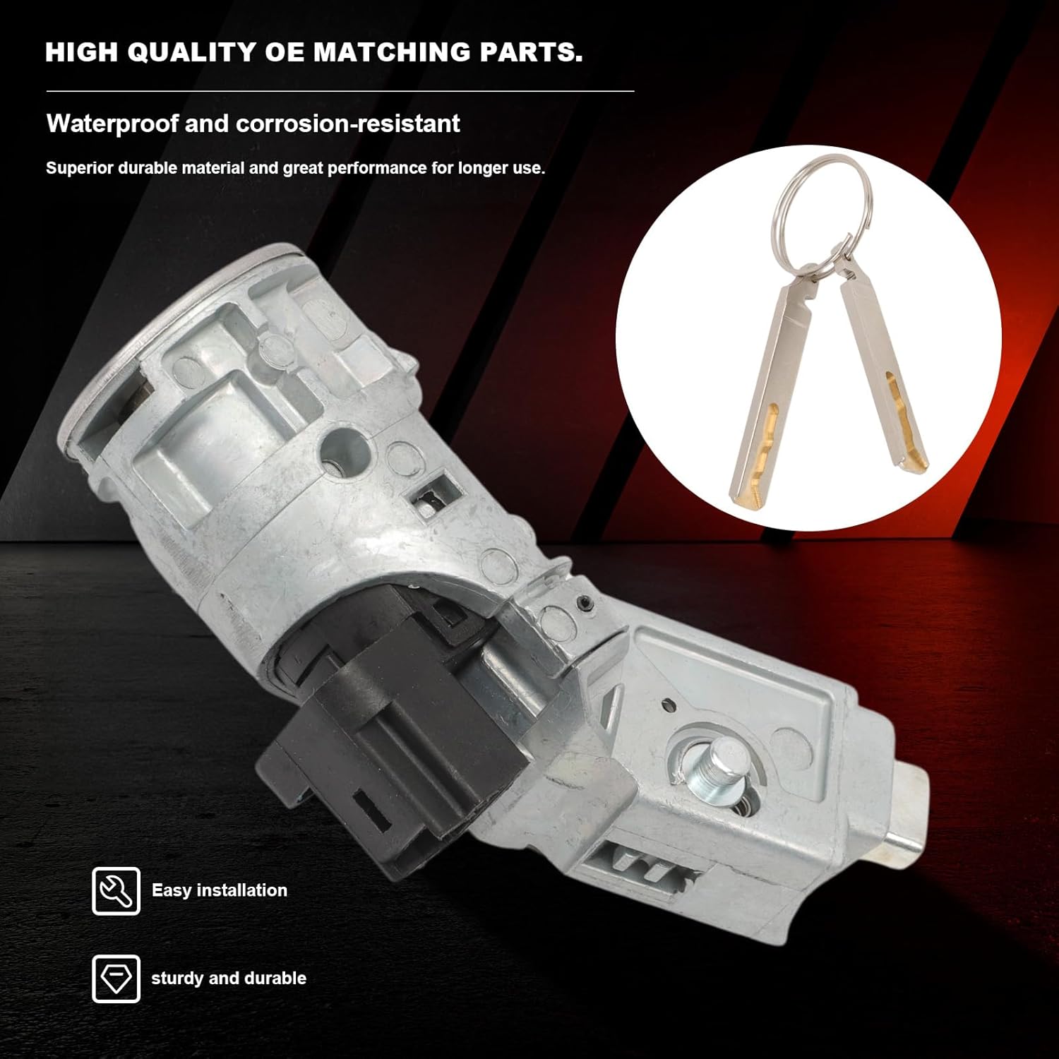 Thumbnail 6 de Attisfiera Ignition Switch Lock Cylinder with 2 Keys – 69057-41010 for Berlingo B9/DS/407 (2008–2017)