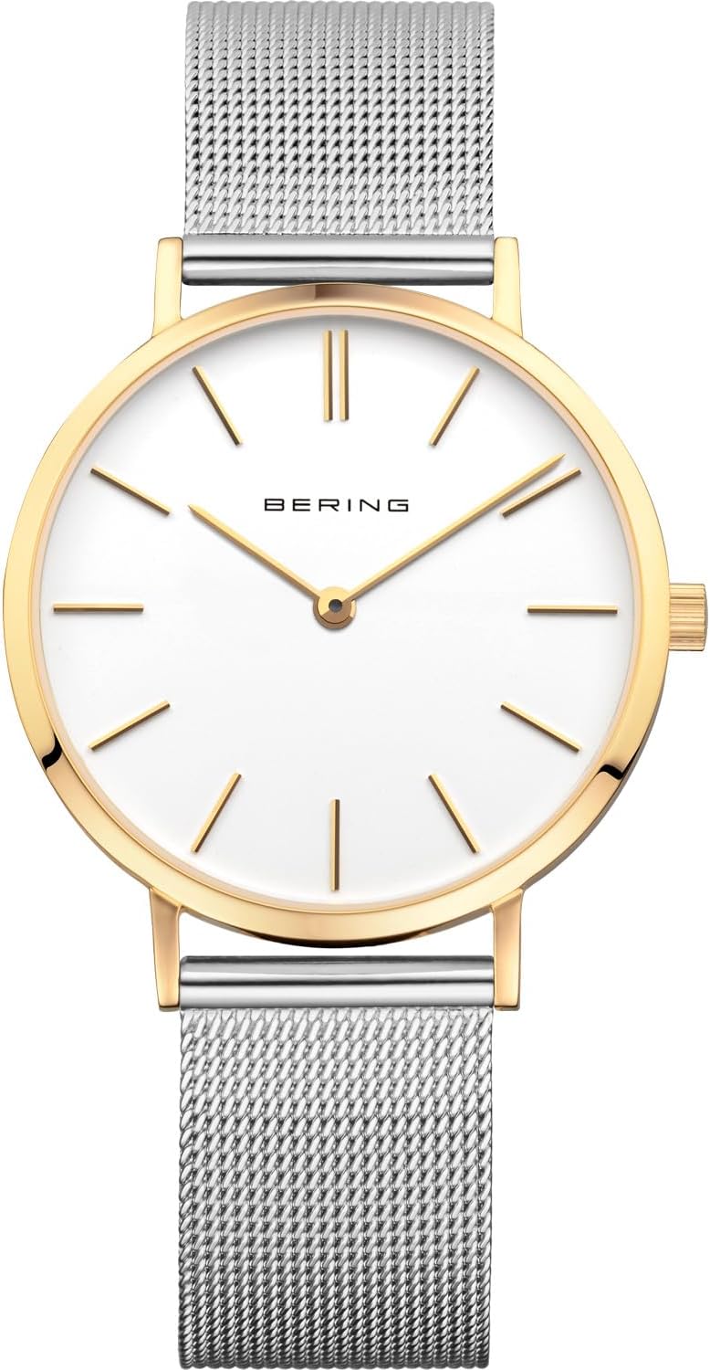 Thumbnail 5 de BERING 14134 Montre à Quartz pour Femme – 34 mm, Cadran et Bracelet Milanaise, Verre Saphir