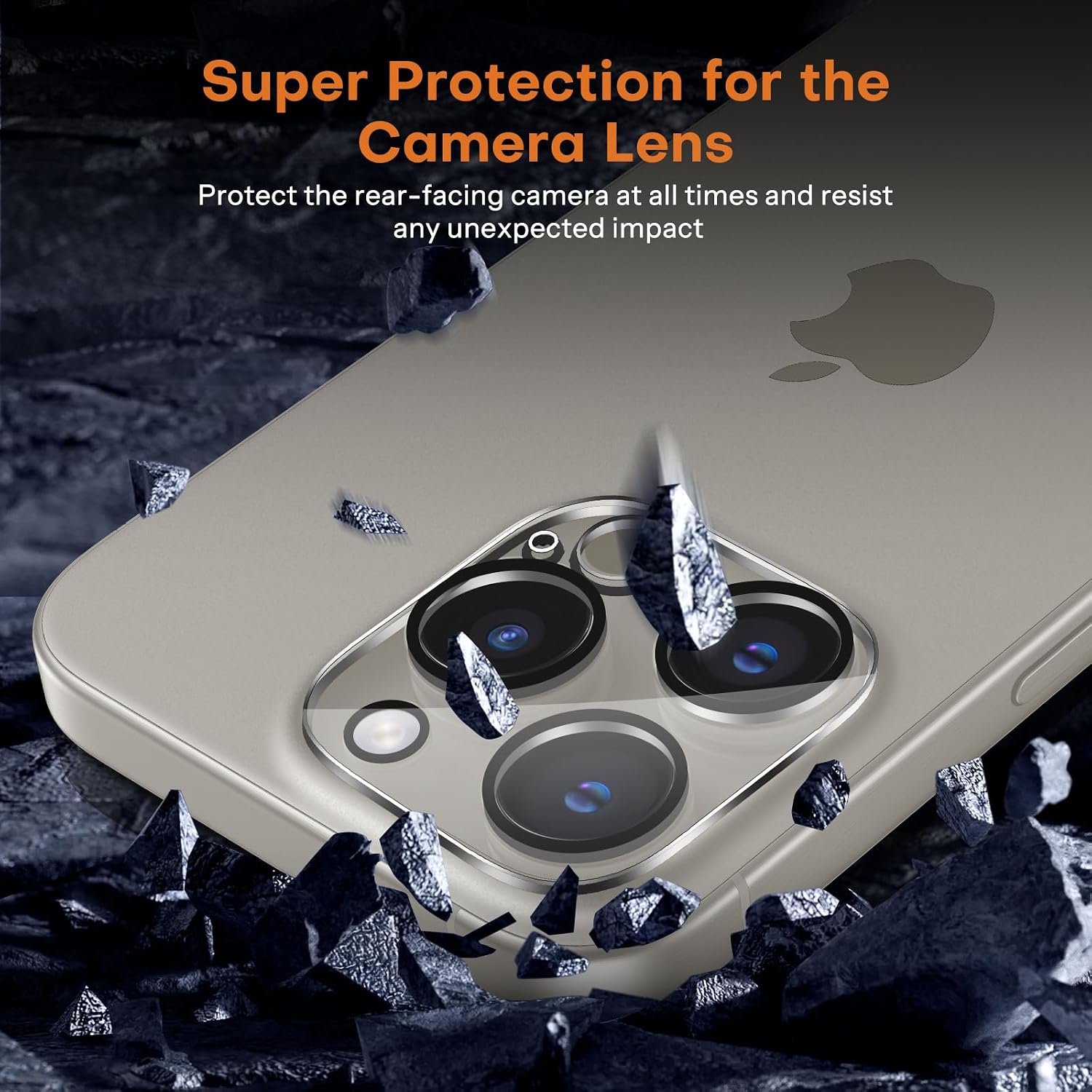 Thumbnail 5 de OMOTON Panzer Schutz Glas für iPhone 16 Pro