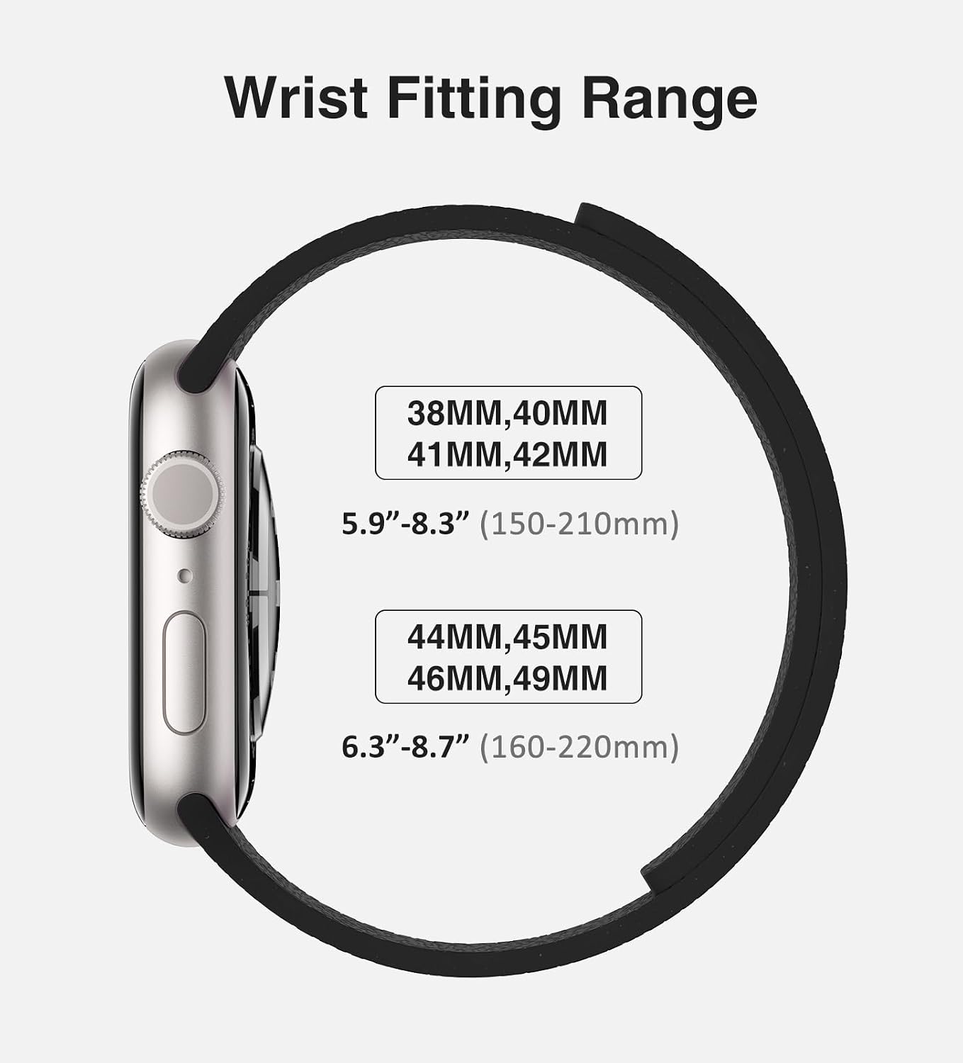 Thumbnail 4 de Magnetic Silicone Band for Apple Watch (42mm–38mm) with Strong Magnetic Clasp