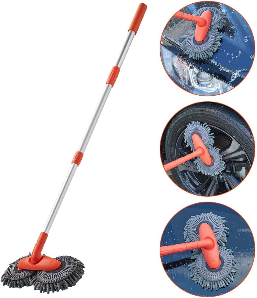 Detalle de JSCARLIFE Car Wash Brush Mop 360°