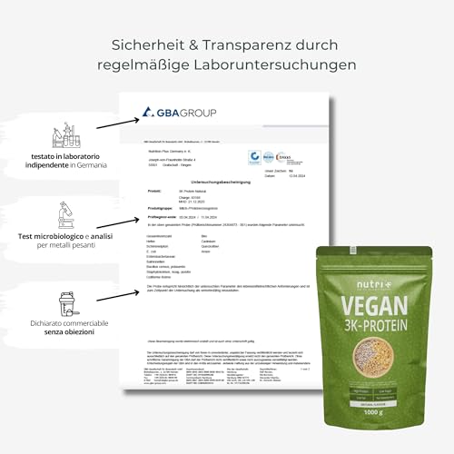 Detalle de Nutri + veganes Proteinpulver 1 kg
