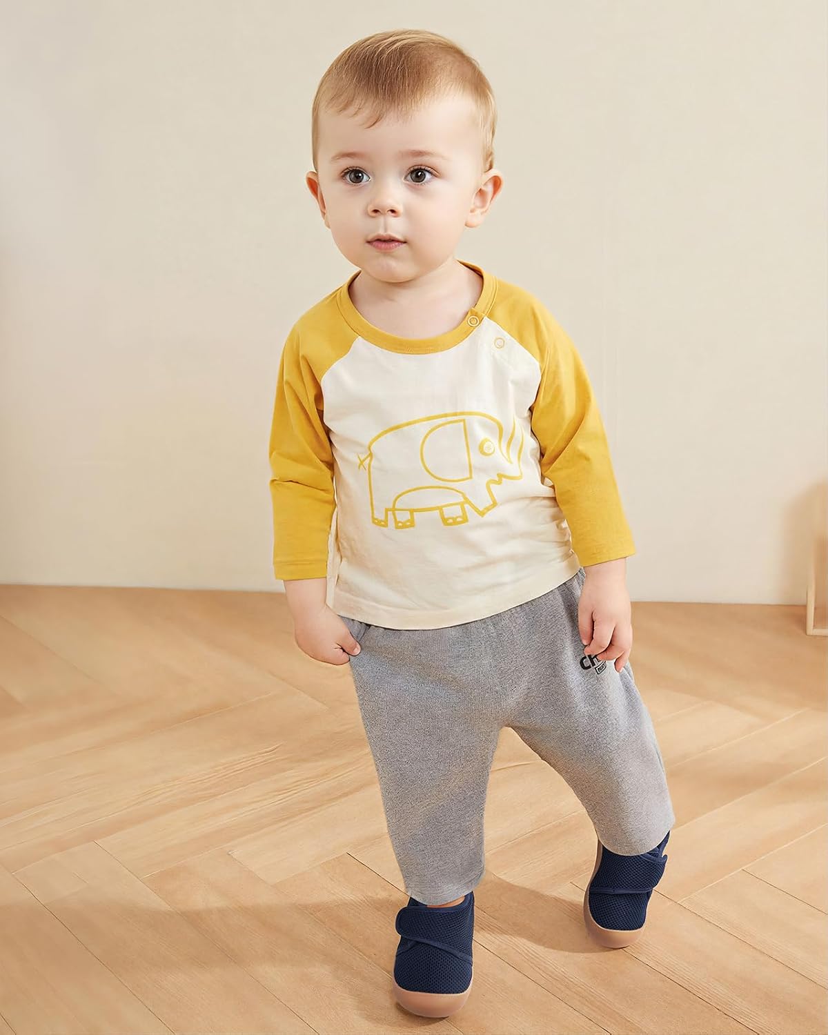Detalle de IceUnicorn Hausschuhe Kinder Barfussschuhe – atmungsaktiv, rutschfest & leicht anziehbar