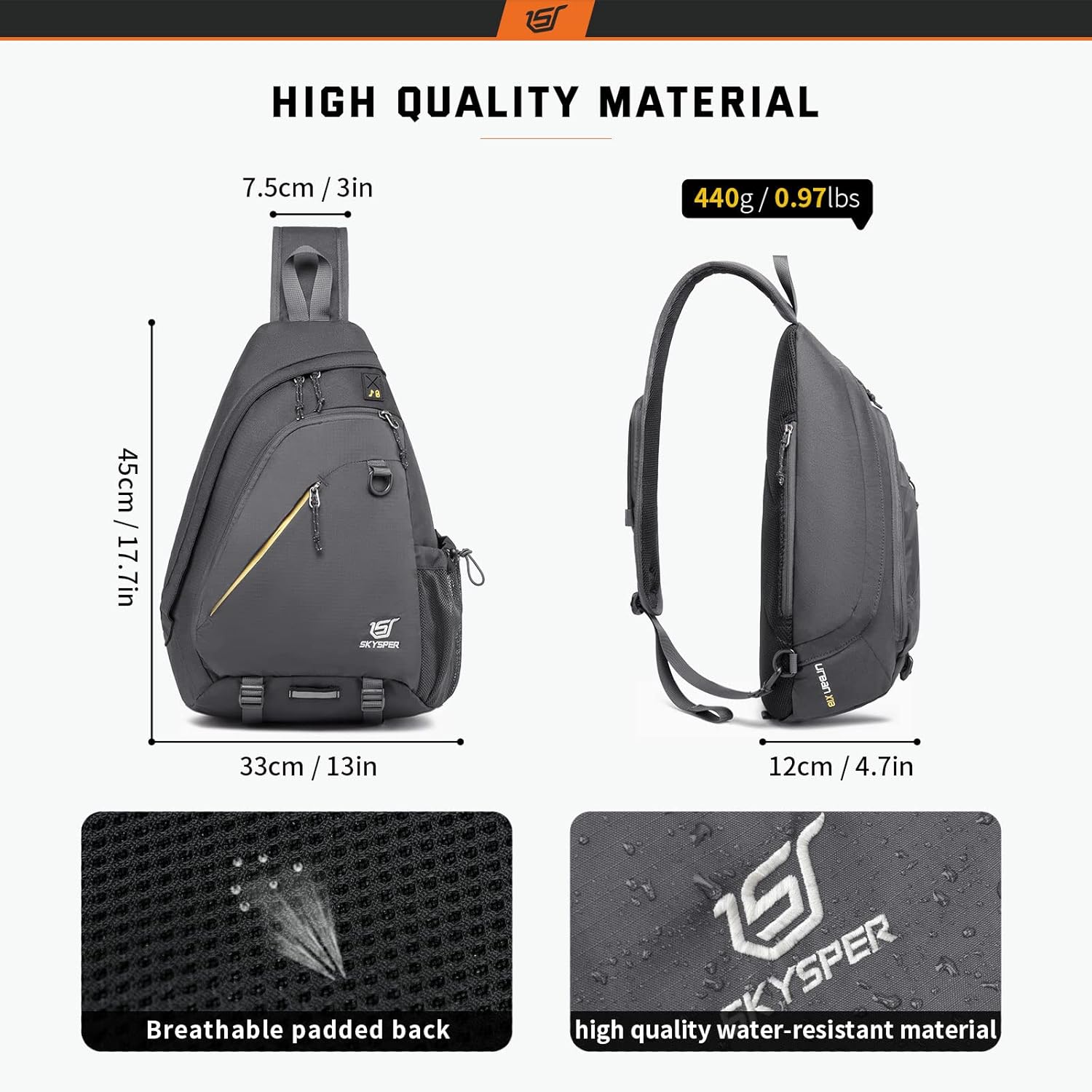 Thumbnail 3 de SKYSPER Sling Laptop Bag 18L for 13-inch laptops 💼