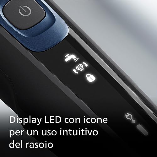 Detalle de Rasoio Elettrico Philips serie 5000 S5465/18 – Wet & Dry, rifinitore di precisione e custodia da viaggio