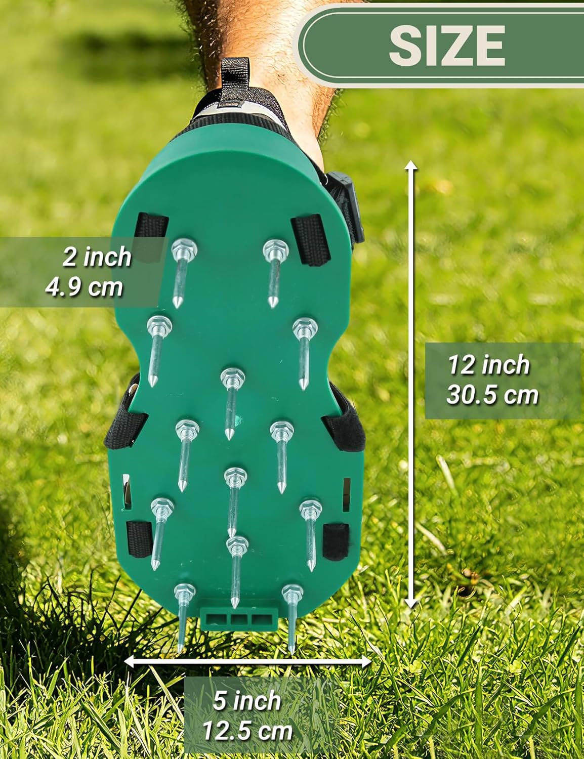 Thumbnail 4 de Lawn Aerator Shoes with 4 Spikes