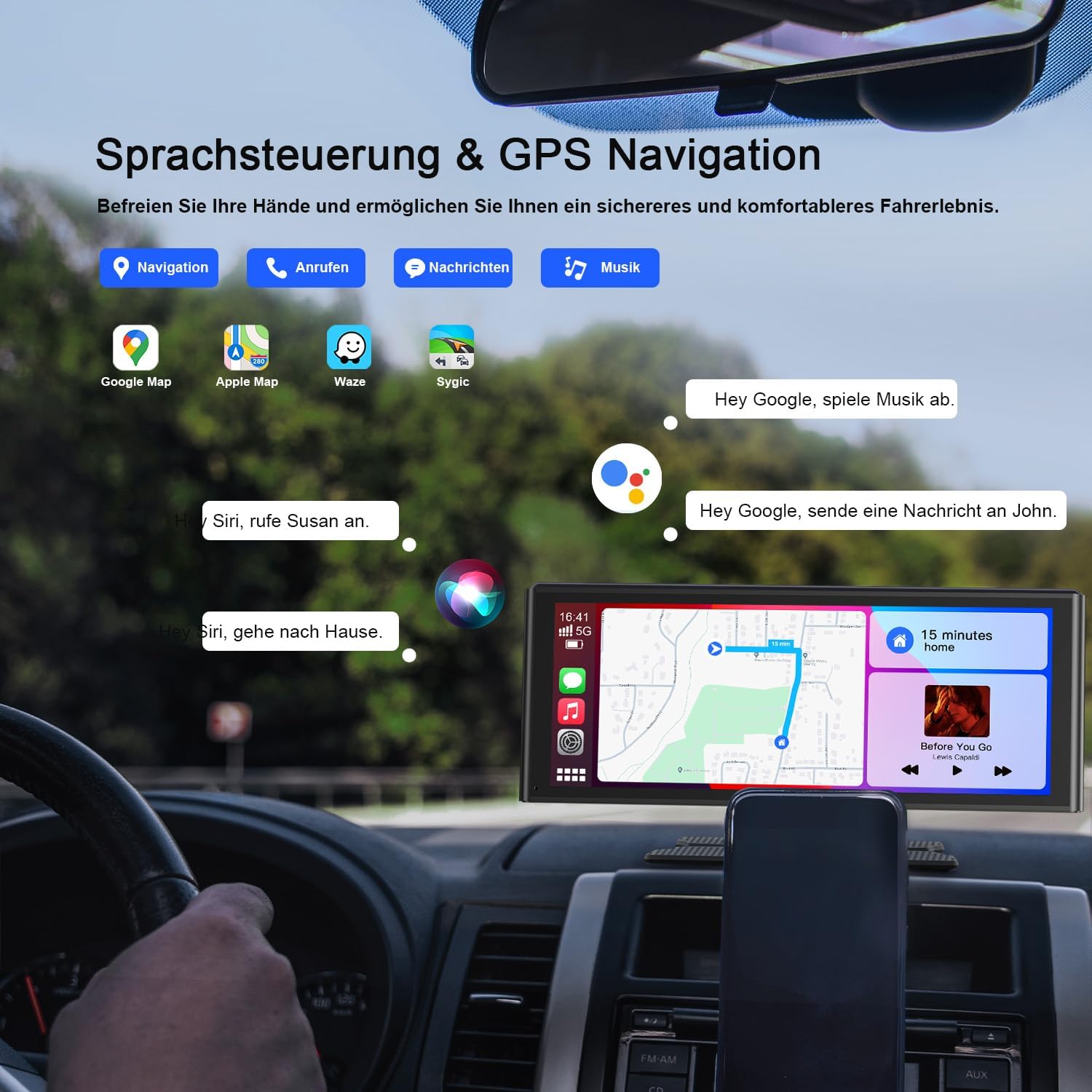 Thumbnail 2 de Avylet 9,26 Zoll Wireless Carplay Display