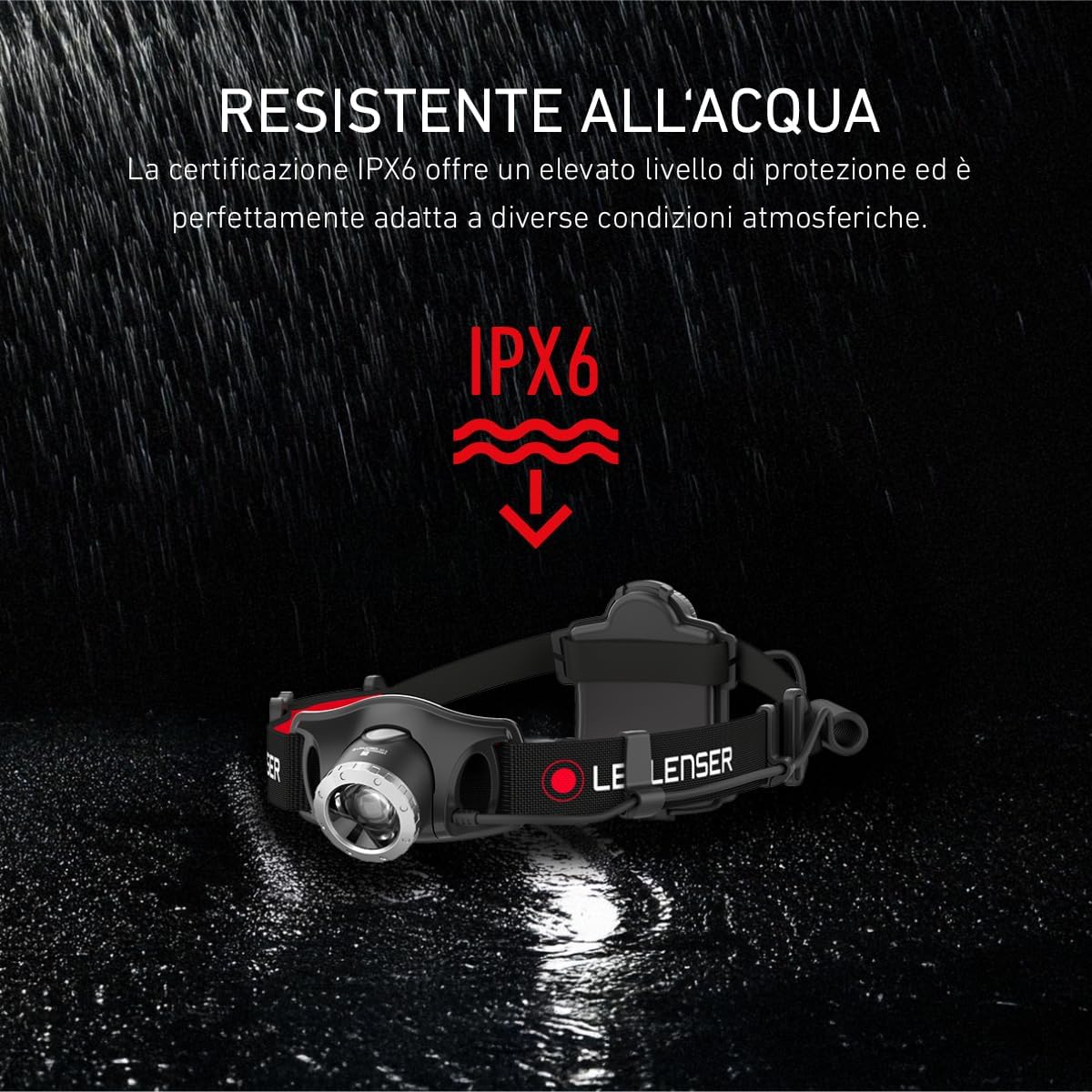 Detalle de Ledlenser H7R.2 – Frontale LED ricaricabile con doppia alimentazione e regolazione continua della luce