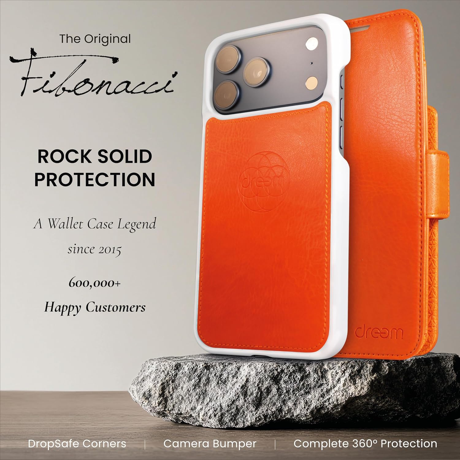 Thumbnail 3 de Dreem Wallet Case for iPhone 17 Pro Max with ArcFold Stand, RFID Blocking, and MagSafe Fit