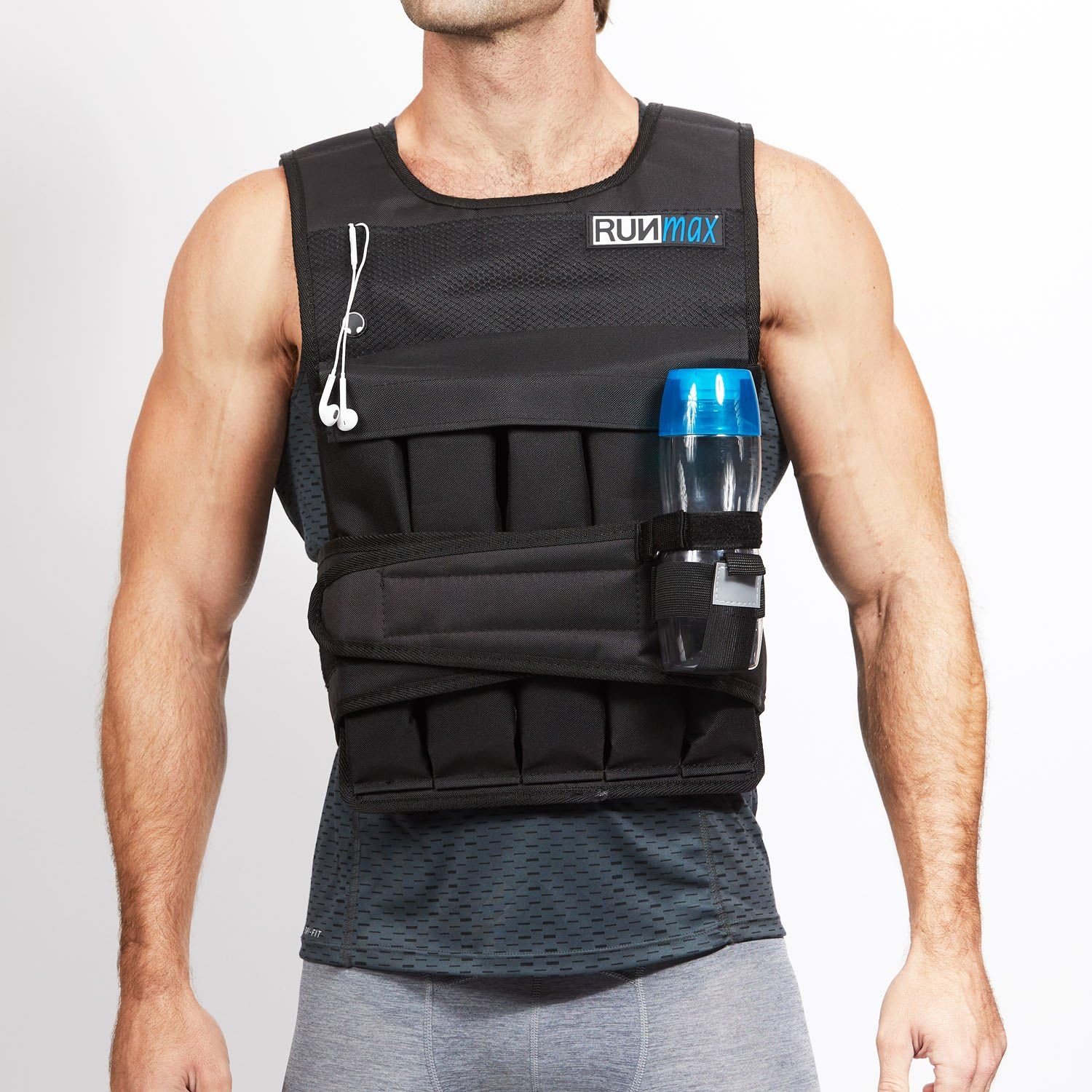 Detalle 2 de RUNmax Adjustable Weighted Vest 20 lbs