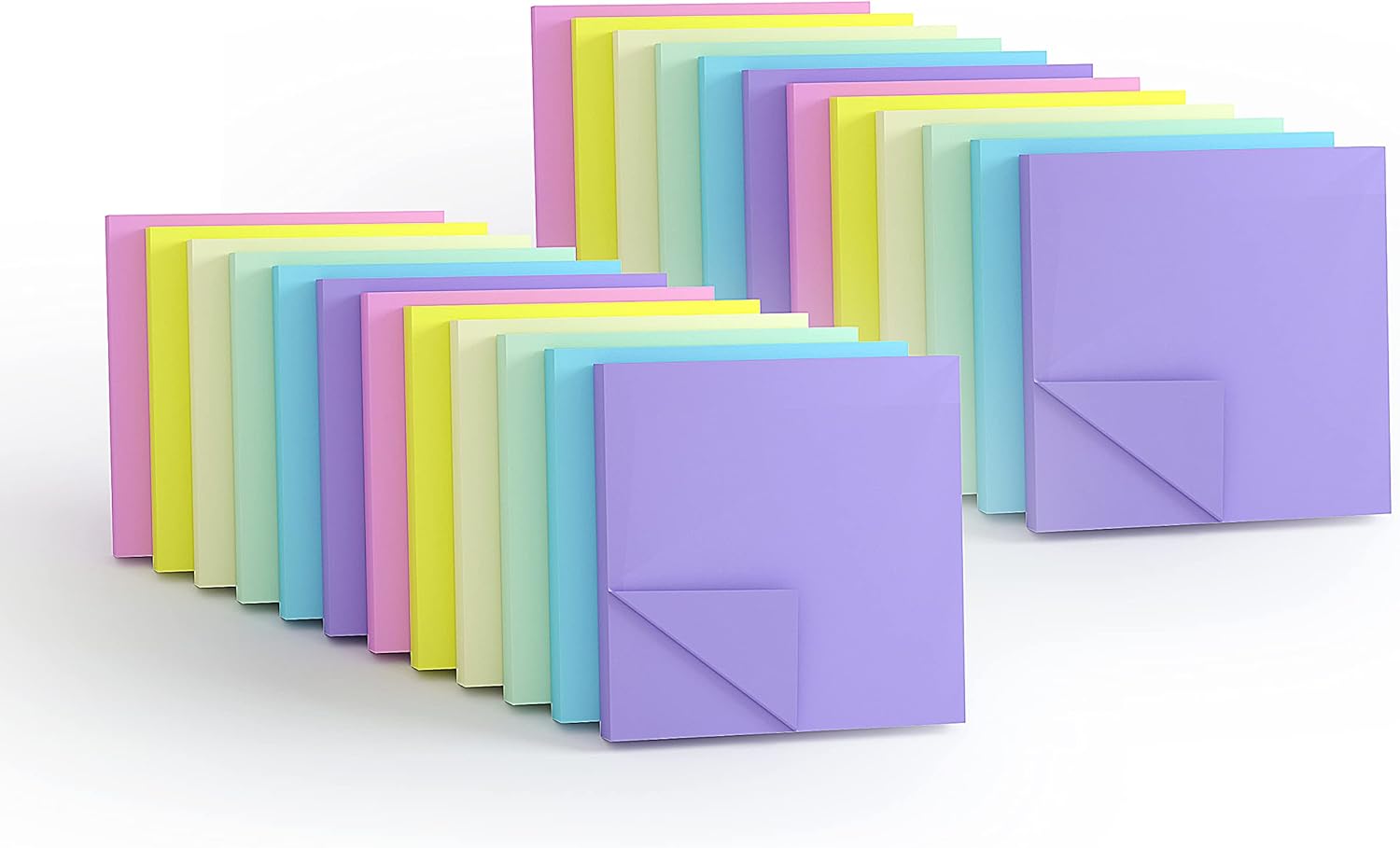 Thumbnail 6 de KIFZM 3x3 in Bright Sticky Notes, 80 Sheets 📝