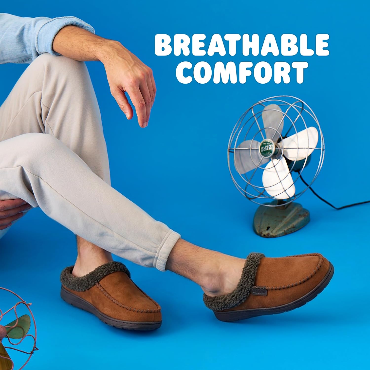 Detalle 2 de Dearfoams Brendan Men's Clog Slippers 7–16