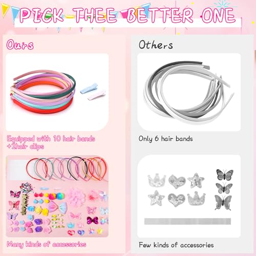 Thumbnail 4 de GSrenyu 12 Headband Making Kit for Girls – Creative DIY Craft Gift for 4–9 Year Olds