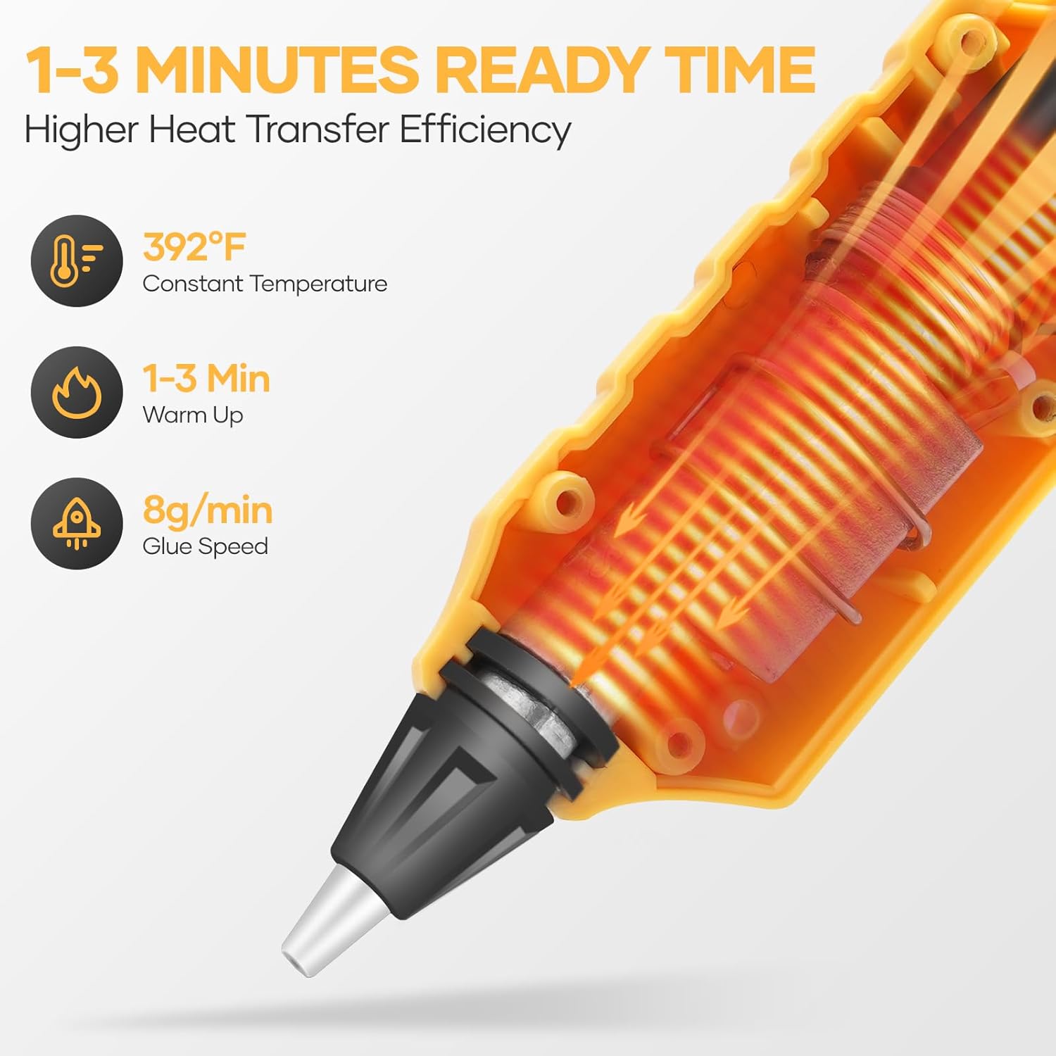 Thumbnail 1 de Assark 50W Hot Glue Gun Kit