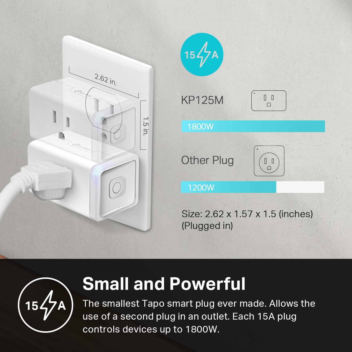 Detalle de Kasa Smart Plug KP125MP2