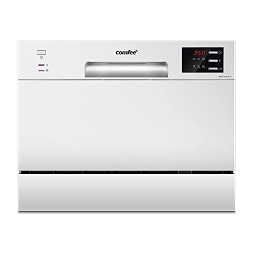 Imagen de COMFEE Lavastoviglie da Tavolo, 6 Coperti, Bianco – compatta, versatile e facile da usare en OfertitasTOP