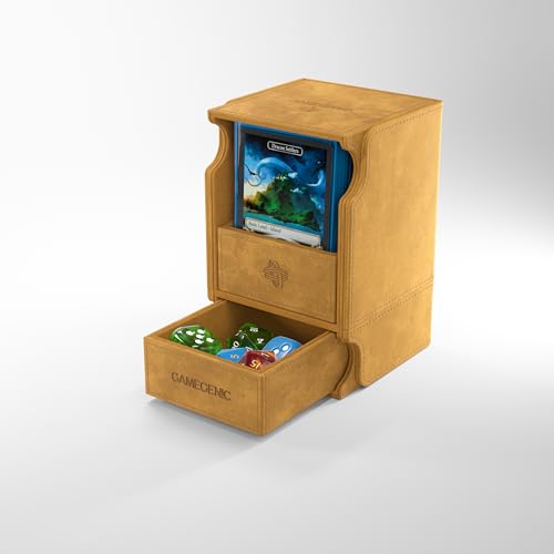 Detalle de Gamegenic Watchtower 100+ XL Sand — capacidad 100 cartas 🎲