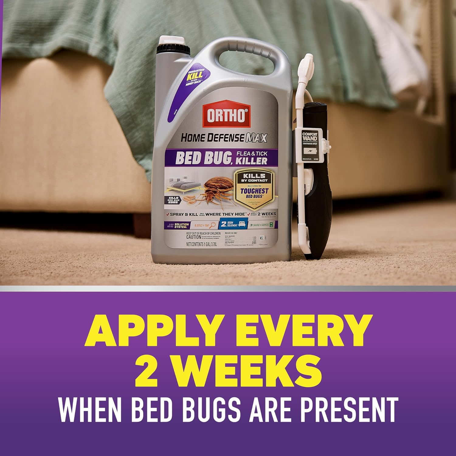 Detalle de Ortho Home Defense Max Bed Bug, Flea & Tick Killer (1 gal)