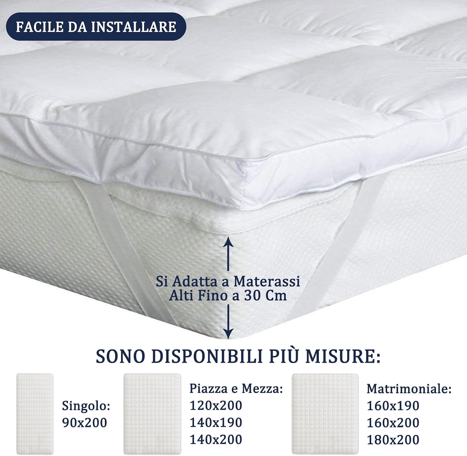 Thumbnail 4 de Bedecor Topper Singolo 90x200 cm