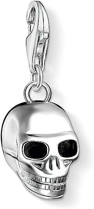 Thumbnail 2 de THOMAS SABO Totenkopf-Charms-Kollektion Charm aus 925er Sterlingsilber mit Karabinerhaken