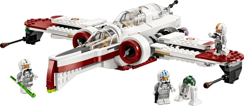 Detalle de LEGO Star Wars ARC-170 Starfighter 75402 – Flügel ausklappen, Cockpit für mehrere Piloten