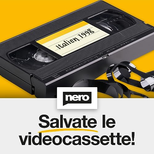Nero Video Cassette Rescue – Convertitore VHS, S-VHS e Hi8 in Digitale con Nero Video (Windows 11/10)