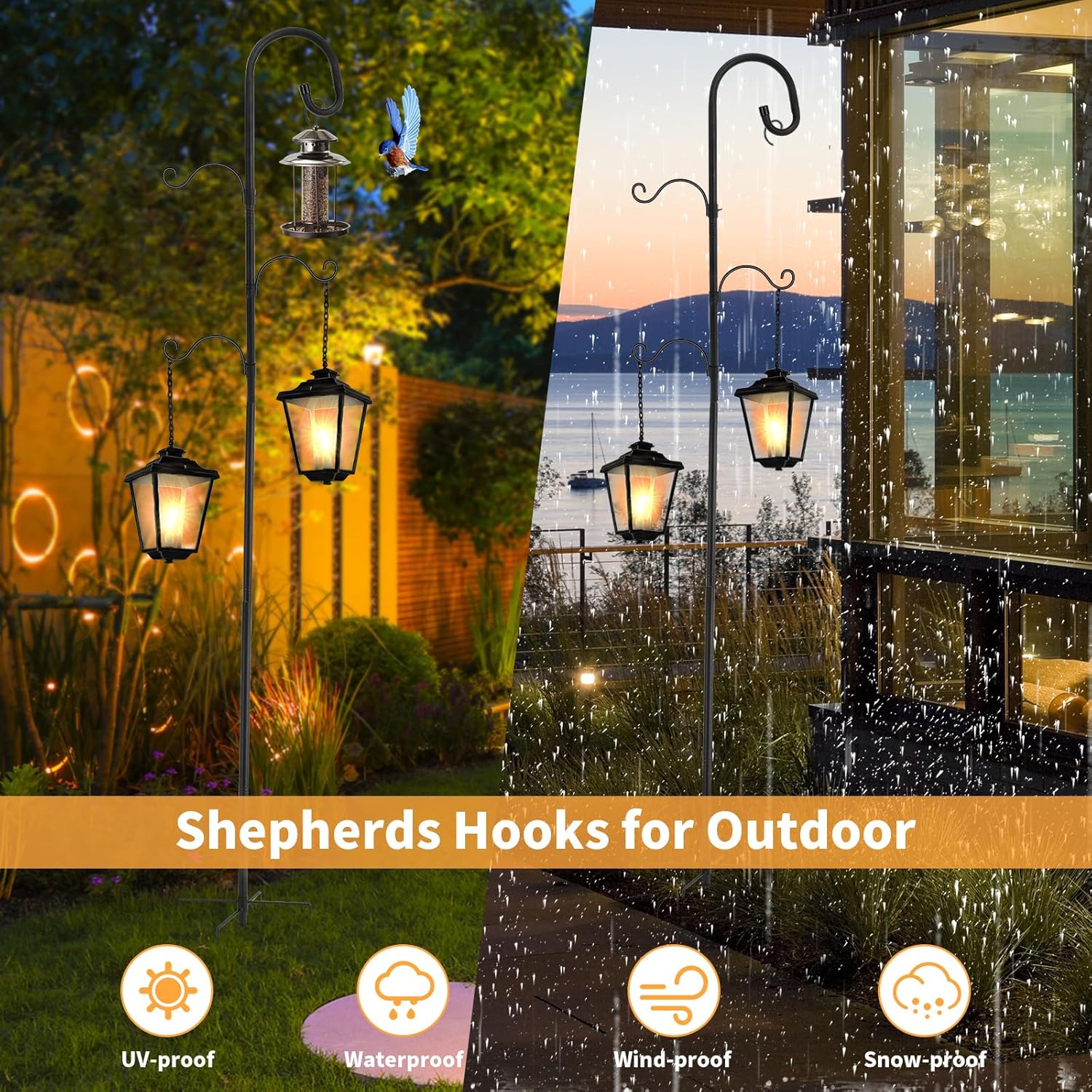 Thumbnail 4 de SINZUX 77" Adjustable Hanging Bird Feeder Stand 🐦