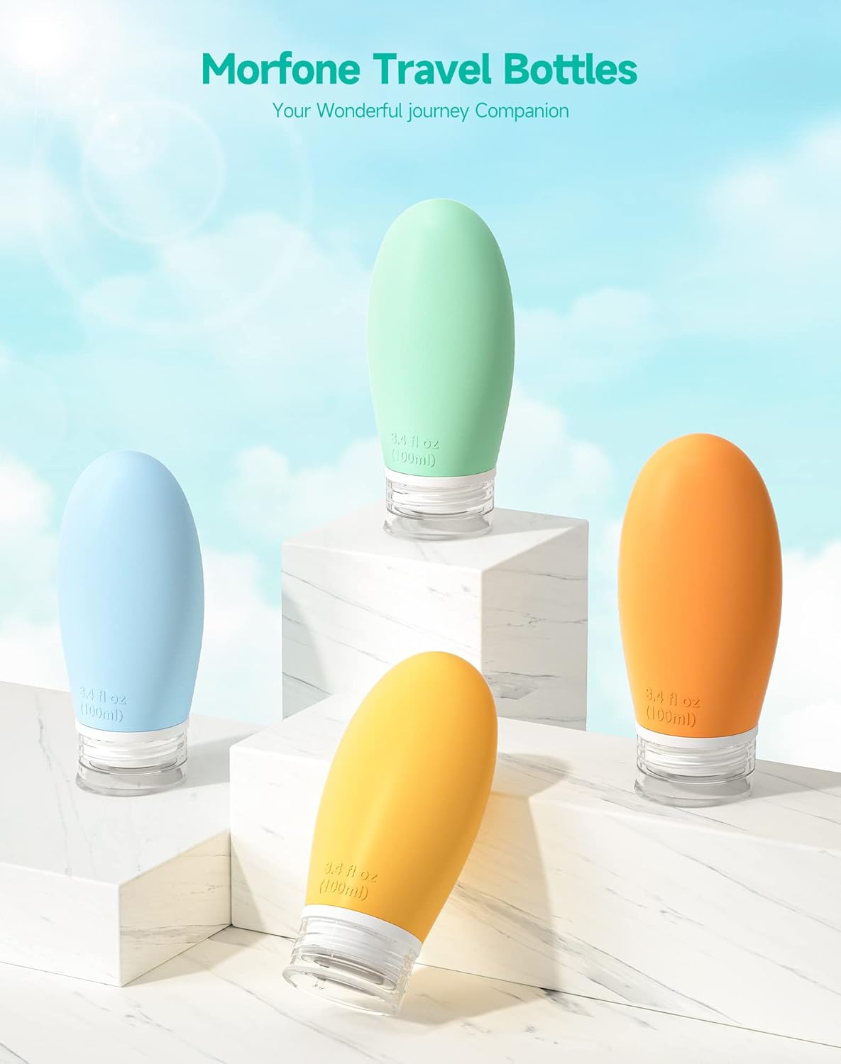 Detalle 2 de Morfone 100ml travel bottles pack of 4