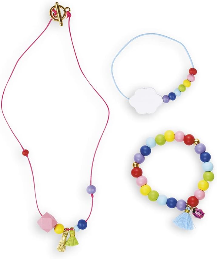 Thumbnail 1 de Janod Coffret 3 Bijoux Arc-En-Ciel à Créer – 2 bracelets et 1 collier, Les Ateliers Bijoux