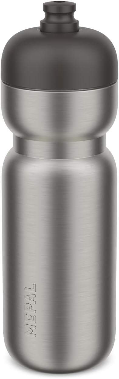 Detalle de Mepal 103009041800 Sport – stalowy bidon sportowy 800 ml, Graphite Black