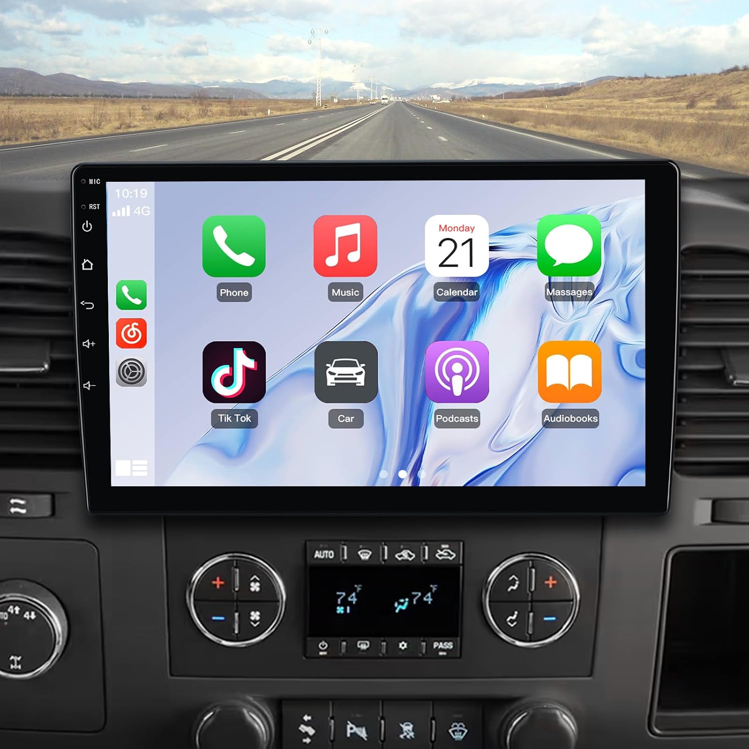 Detalle de Vratzn 10 Inch Car Radio with CarPlay