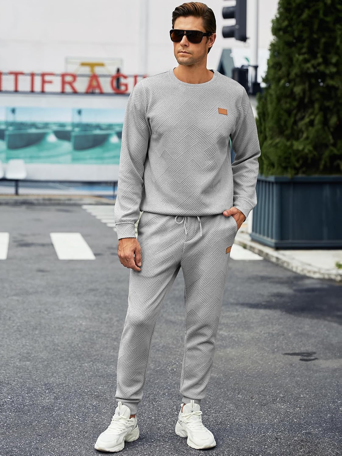 Thumbnail 1 de JMIERR mens tracksuit set joggers