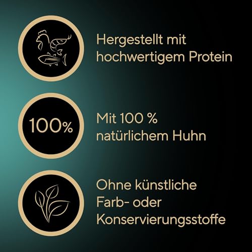 Detalle de SHEBA Filets Adult Katzenfutter in Sauce mit Huhn – 16 x 60 g Schale