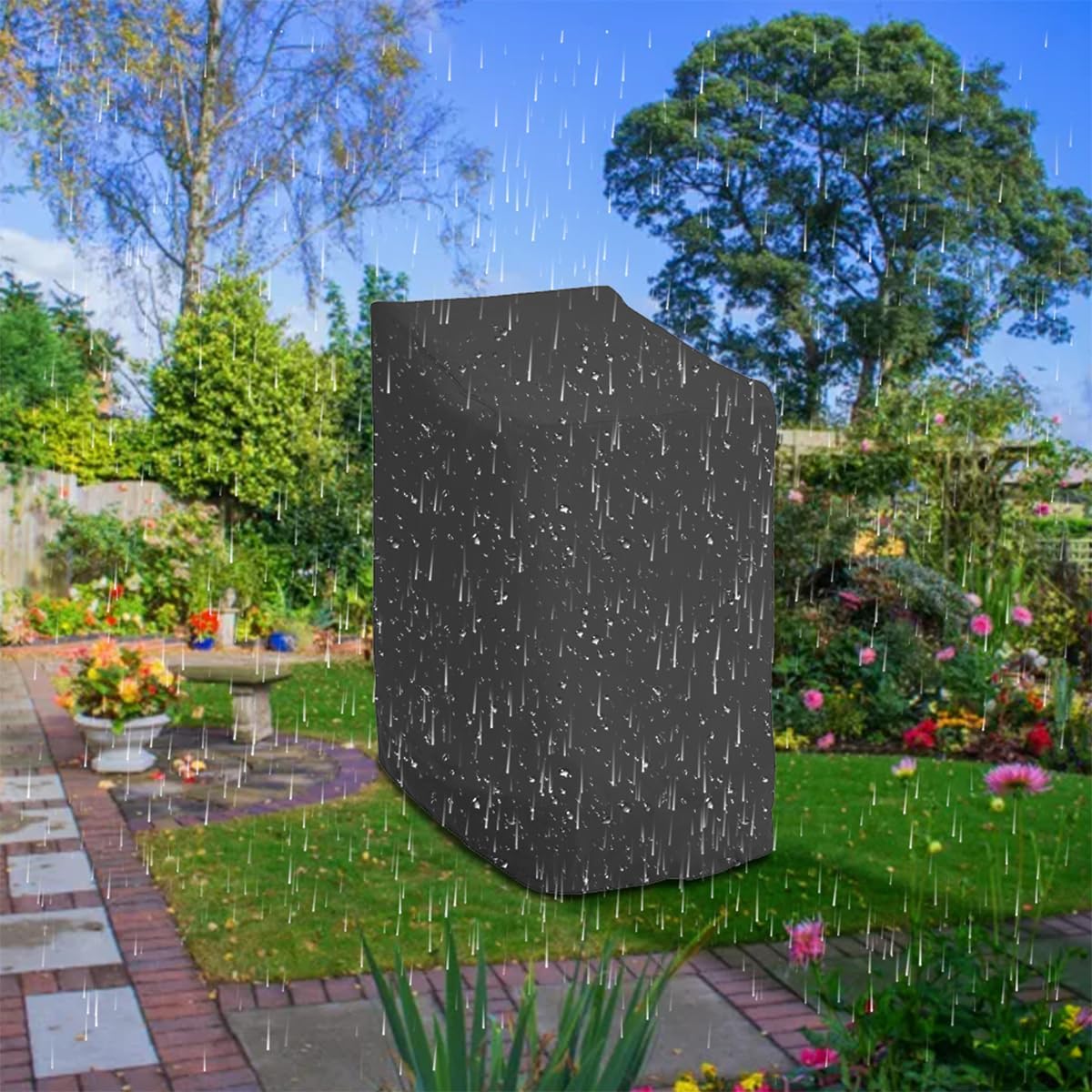 Thumbnail 5 de NIHUIFDPY Garden Chair Cover 210D Oxford Waterproof 114x85x65cm