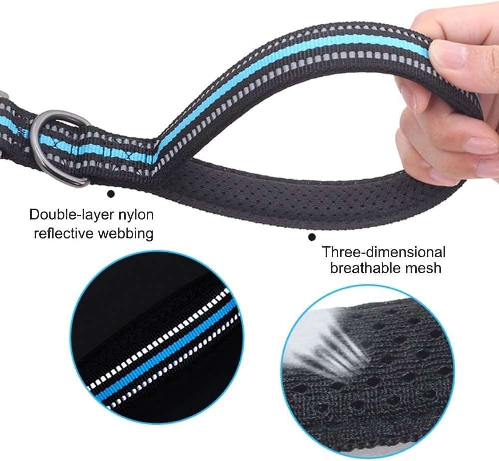 Thumbnail 2 de Short Dog Leash, No Pull Nylon Traffic Lead with Padded Handle for Training Control Large/Medium Dogs