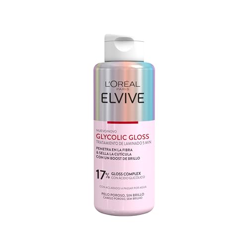 Detalle de L'Oréal Paris Elvive Glycolic Gloss – Tratamiento de Laminado, 200 ml